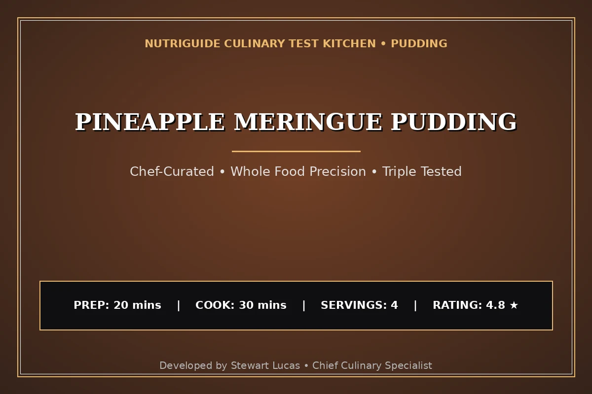 Pineapple Meringue Pudding