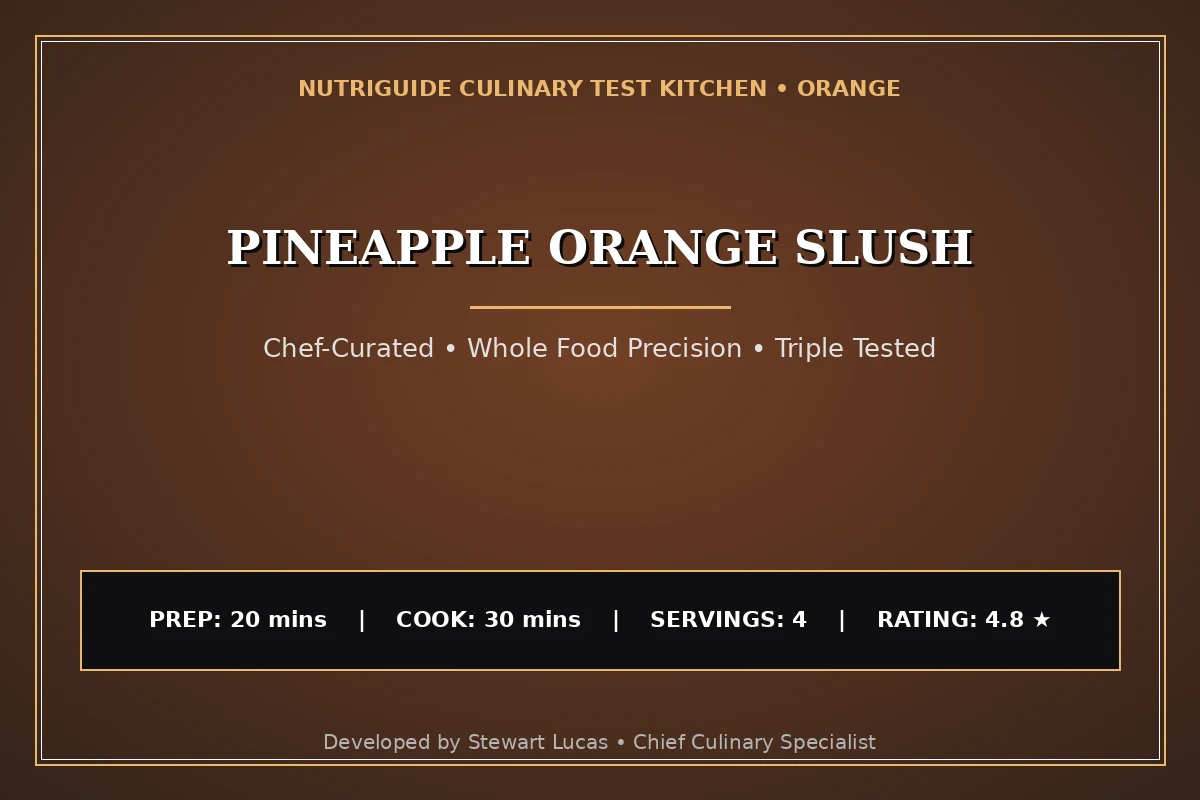 Pineapple Orange Slush