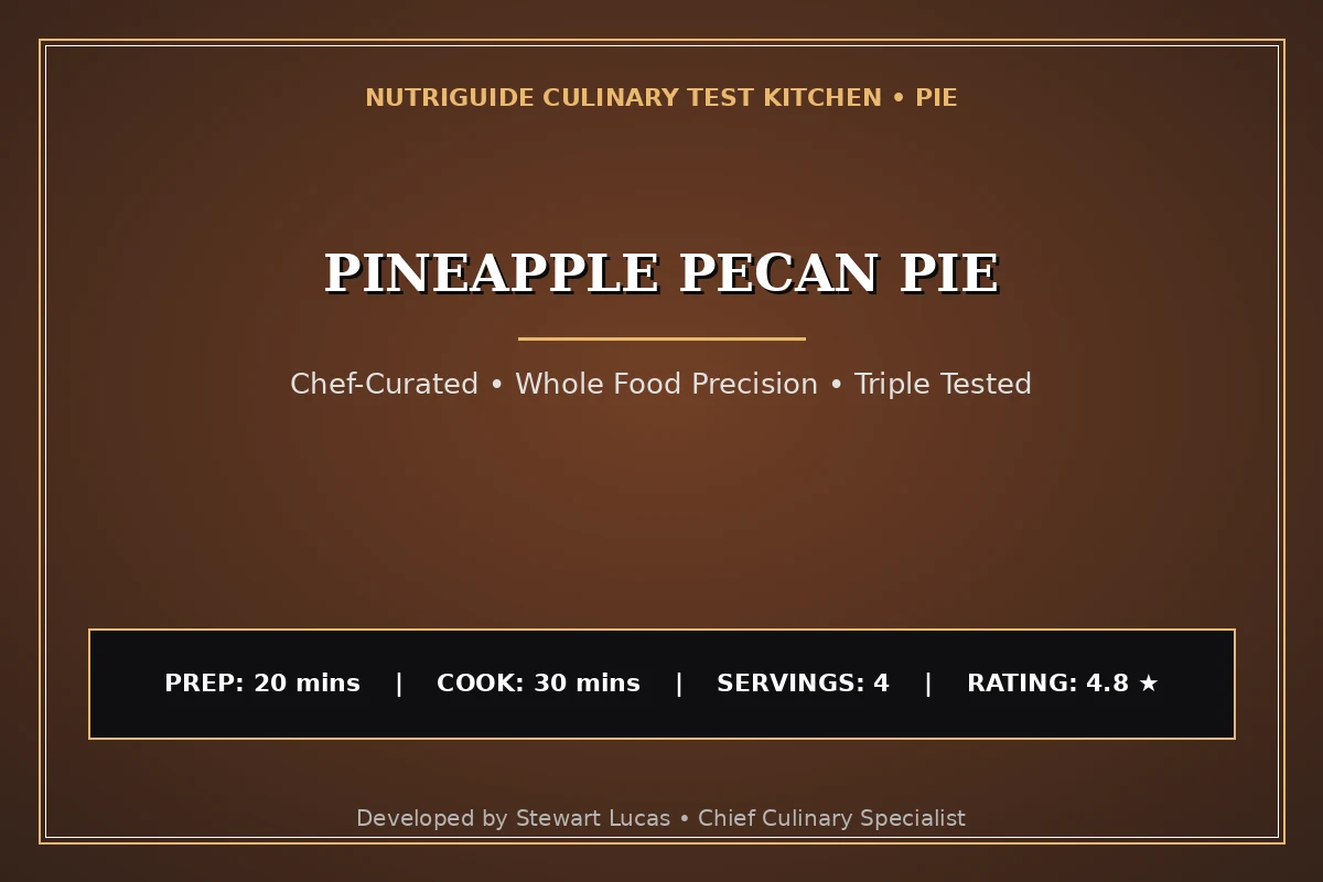 Pineapple Pecan Pie