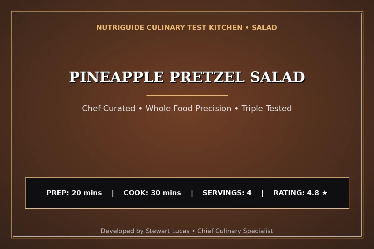 Pineapple Pretzel Salad