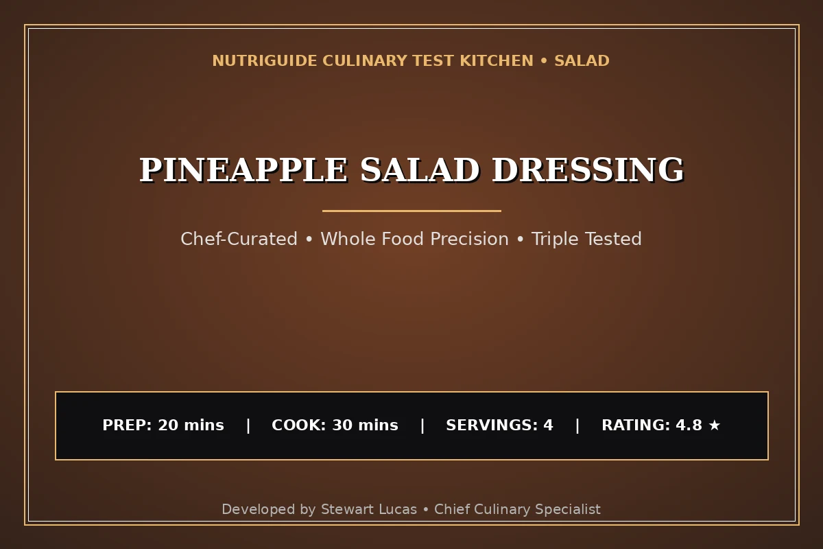 Pineapple Salad Dressing