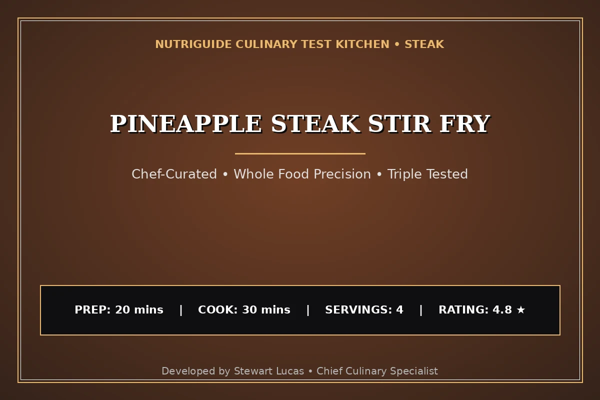 Pineapple Steak Stir Fry
