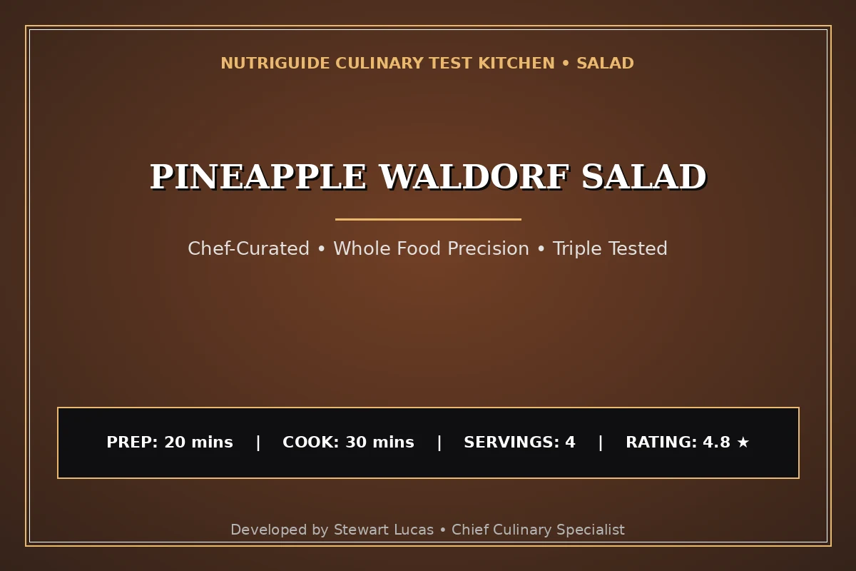 Pineapple Waldorf Salad