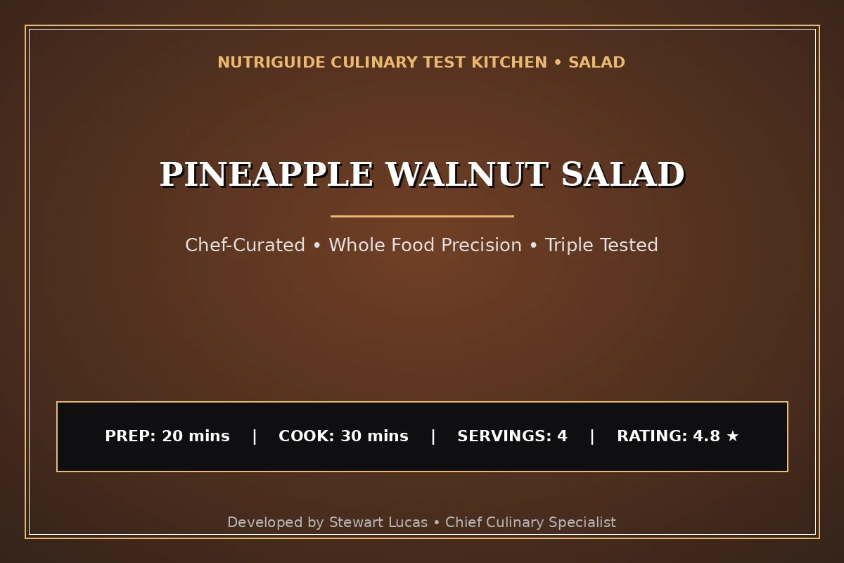 Pineapple Walnut Salad