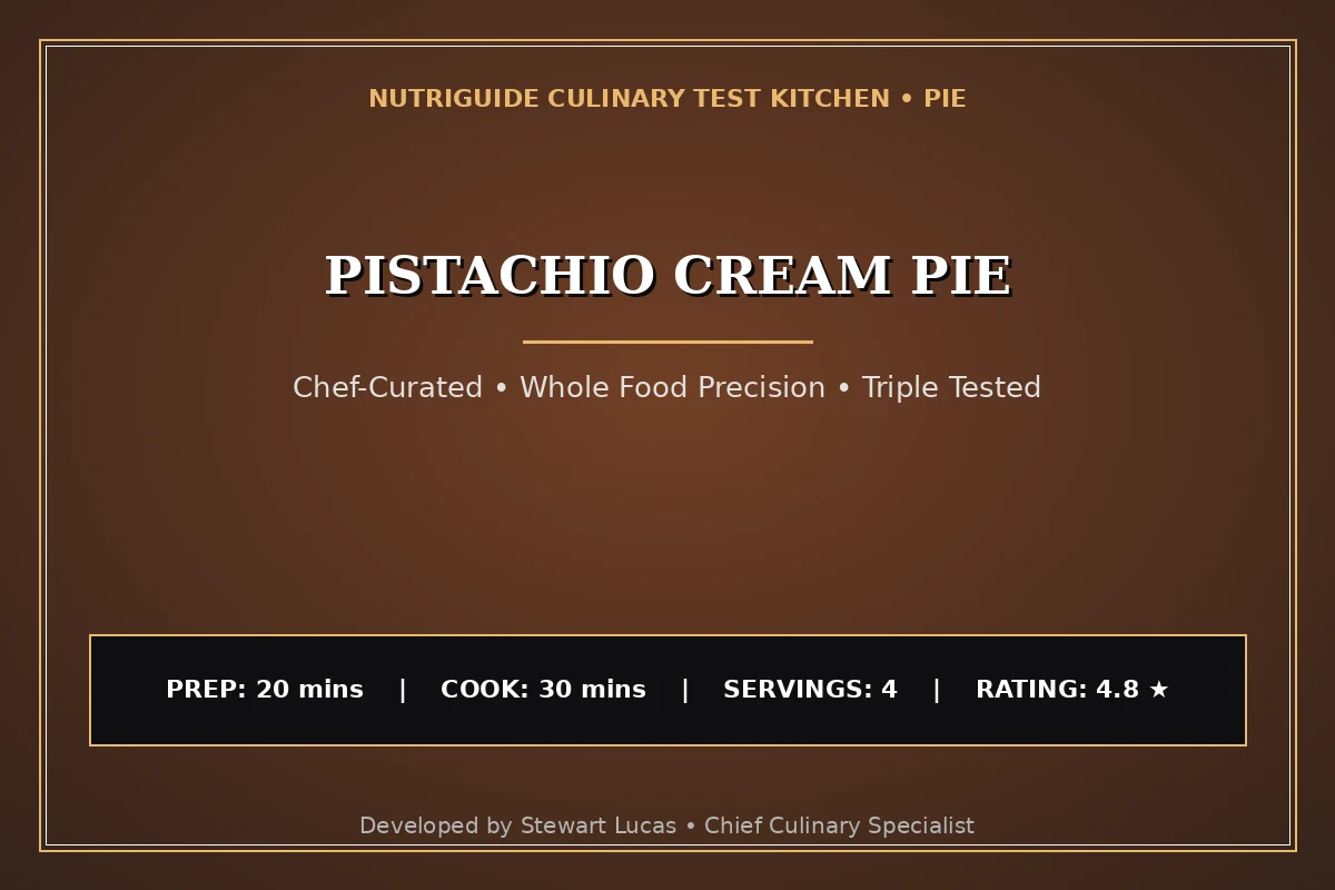 Pistachio Cream Pie