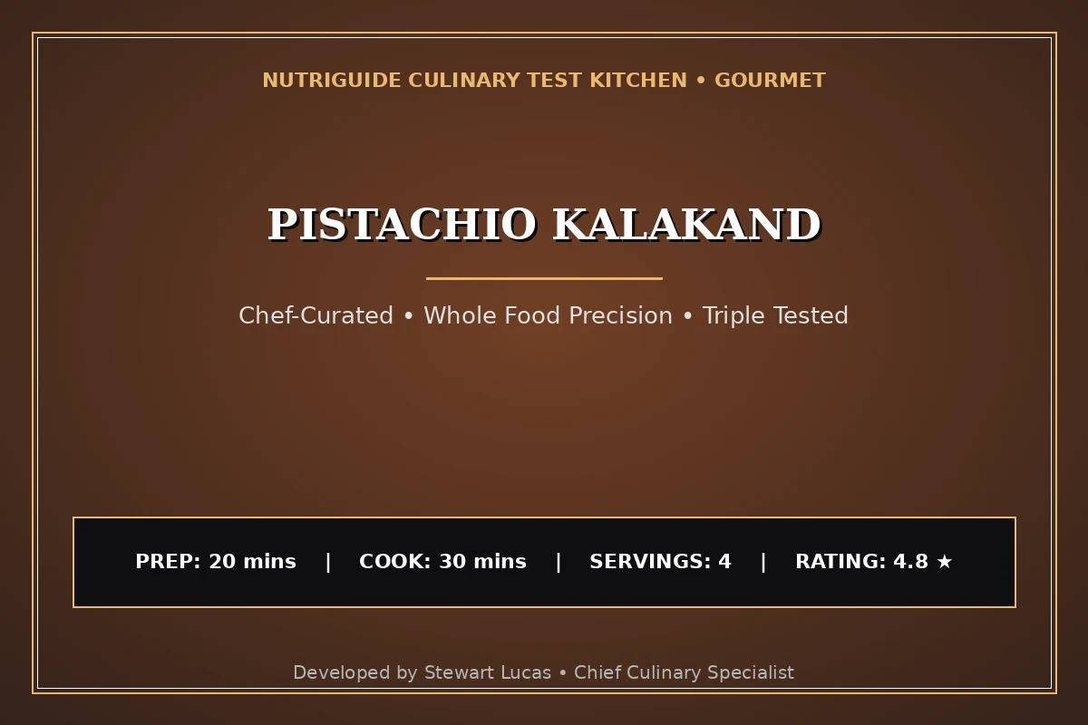 Pistachio Kalakand