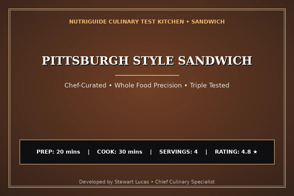 Pittsburgh Style Sandwich