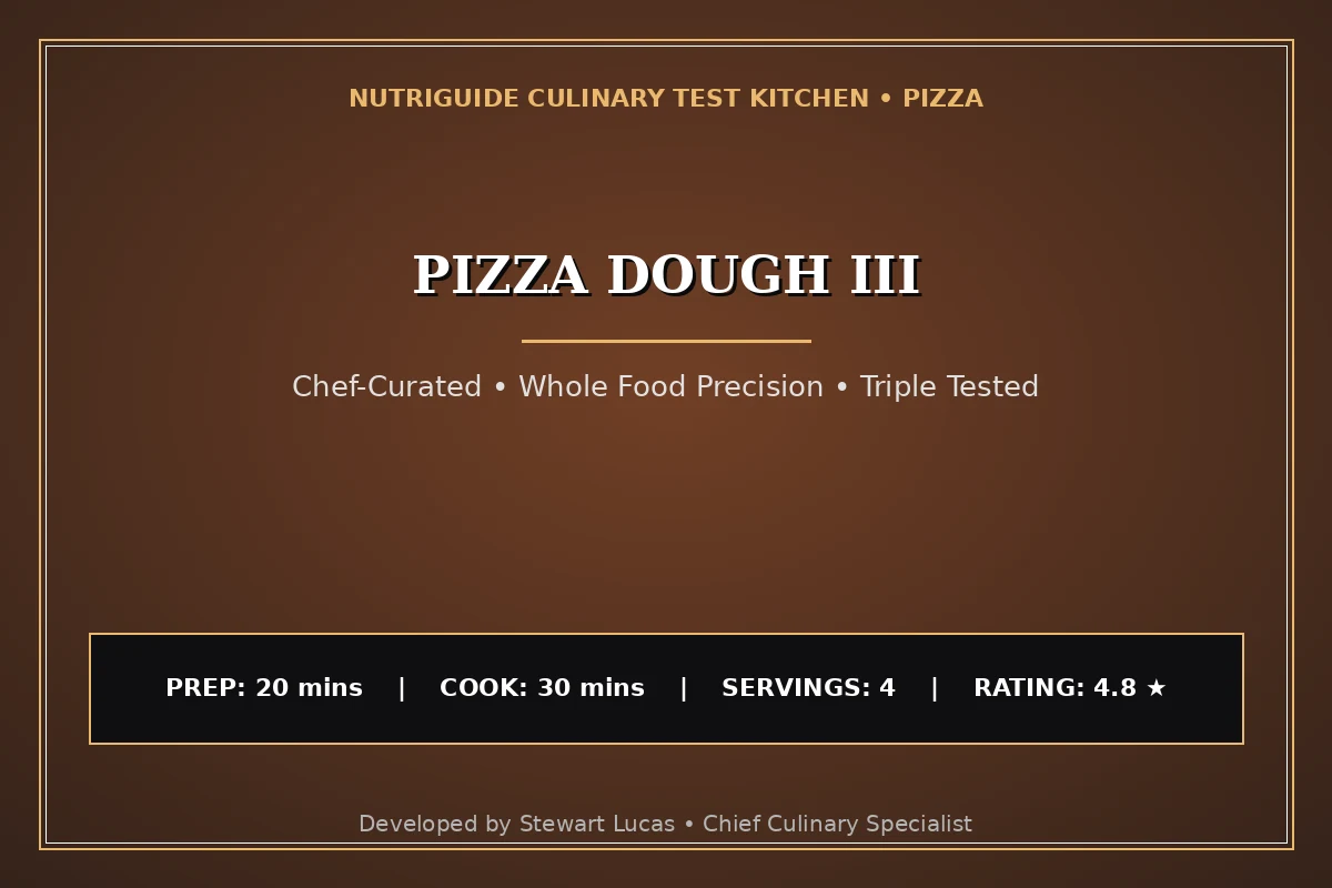 Pizza Dough Iii