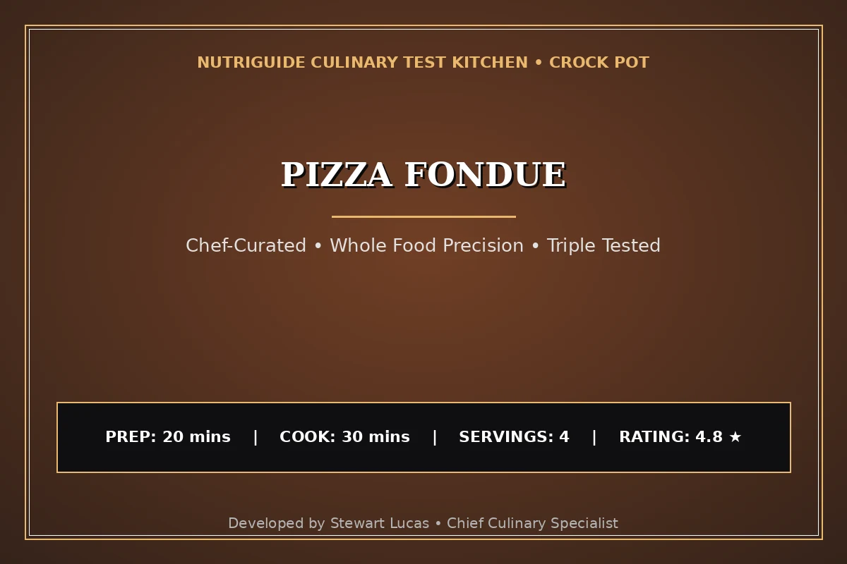Pizza Fondue