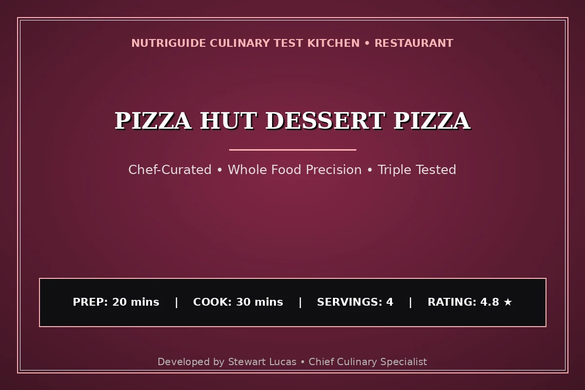 Pizza Hut Dessert Pizza