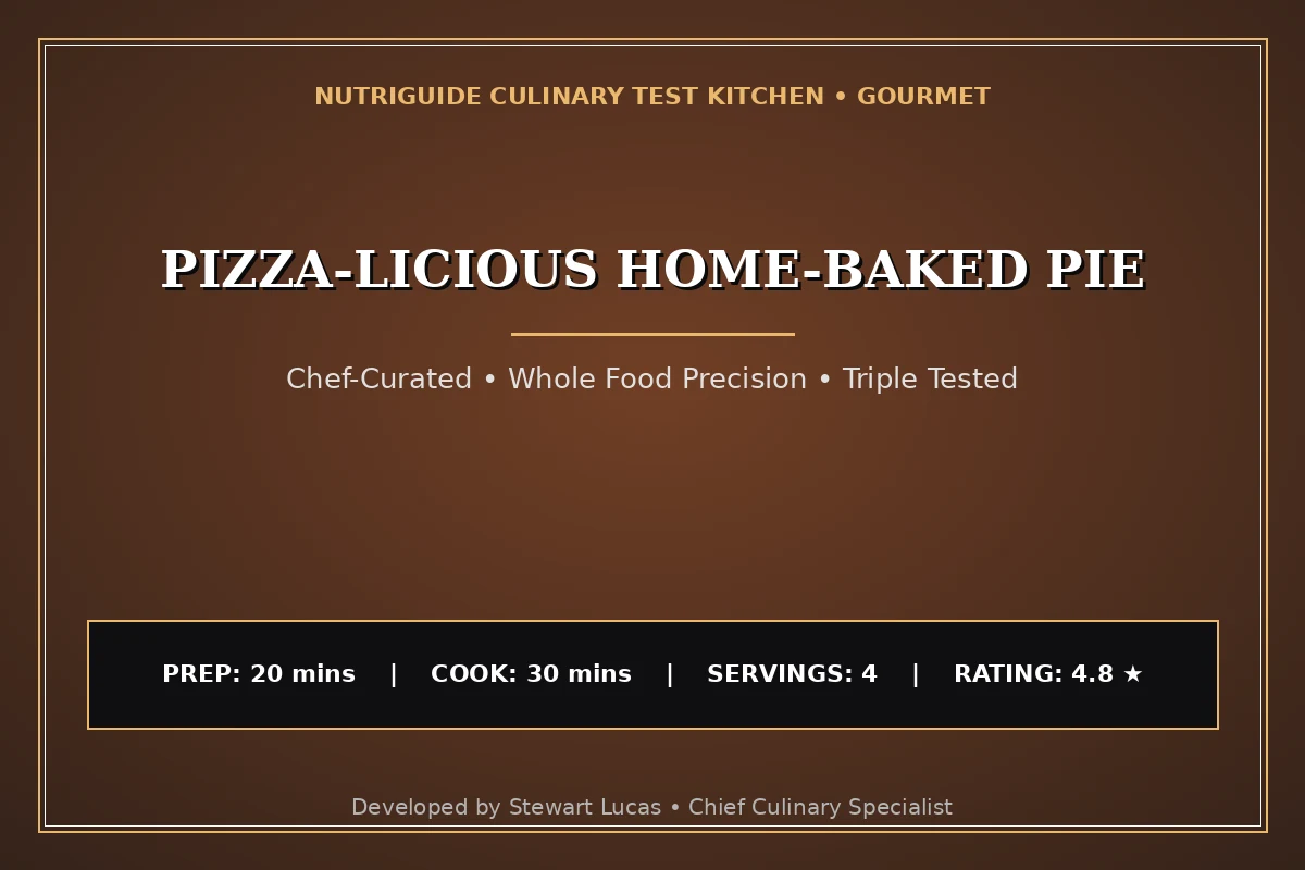 Pizza-Licious Home-Baked Pie