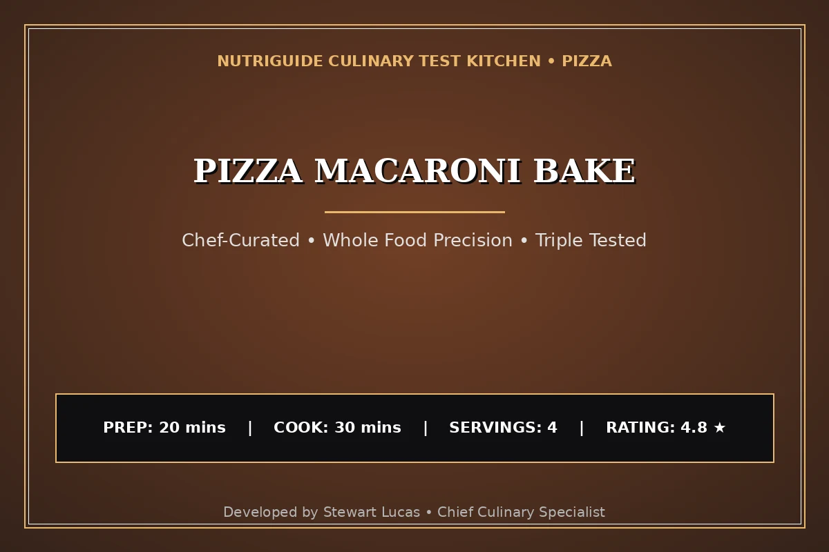 Pizza Macaroni Bake