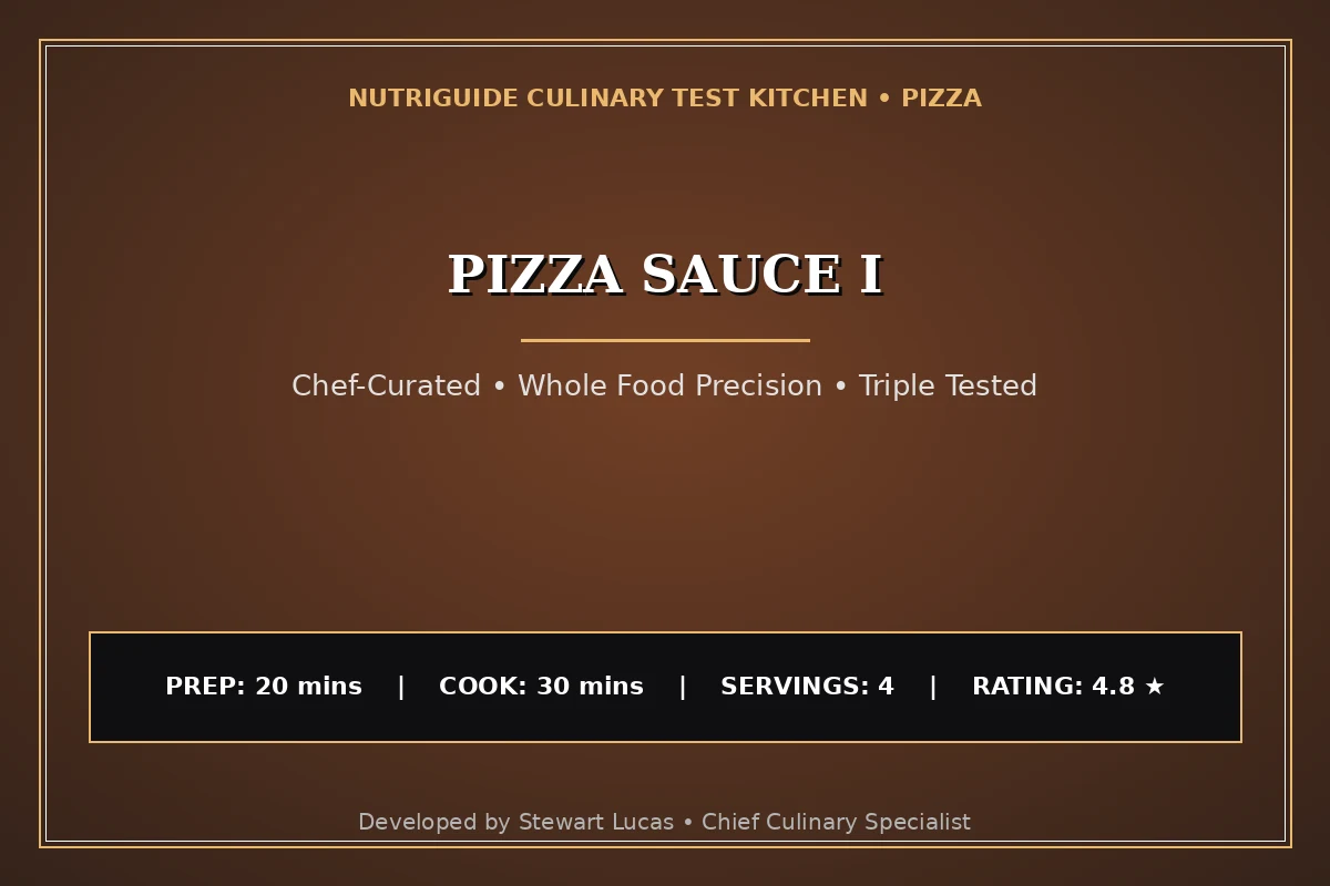 Pizza Sauce I