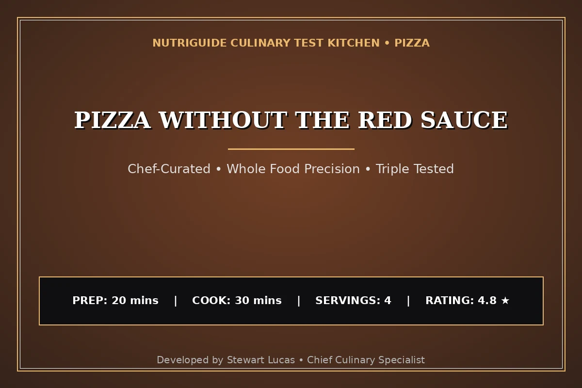 Pizza Without The Red Sauce