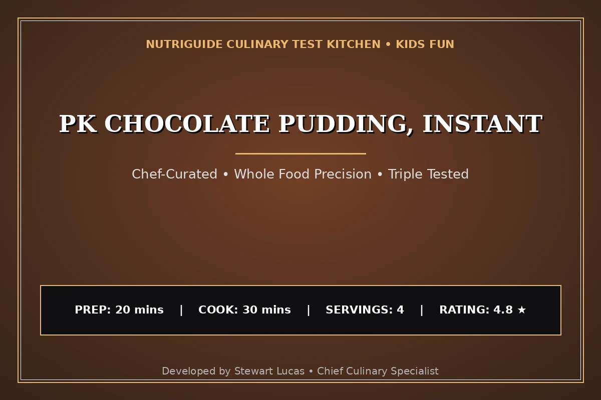 Pk Chocolate Pudding, Instant