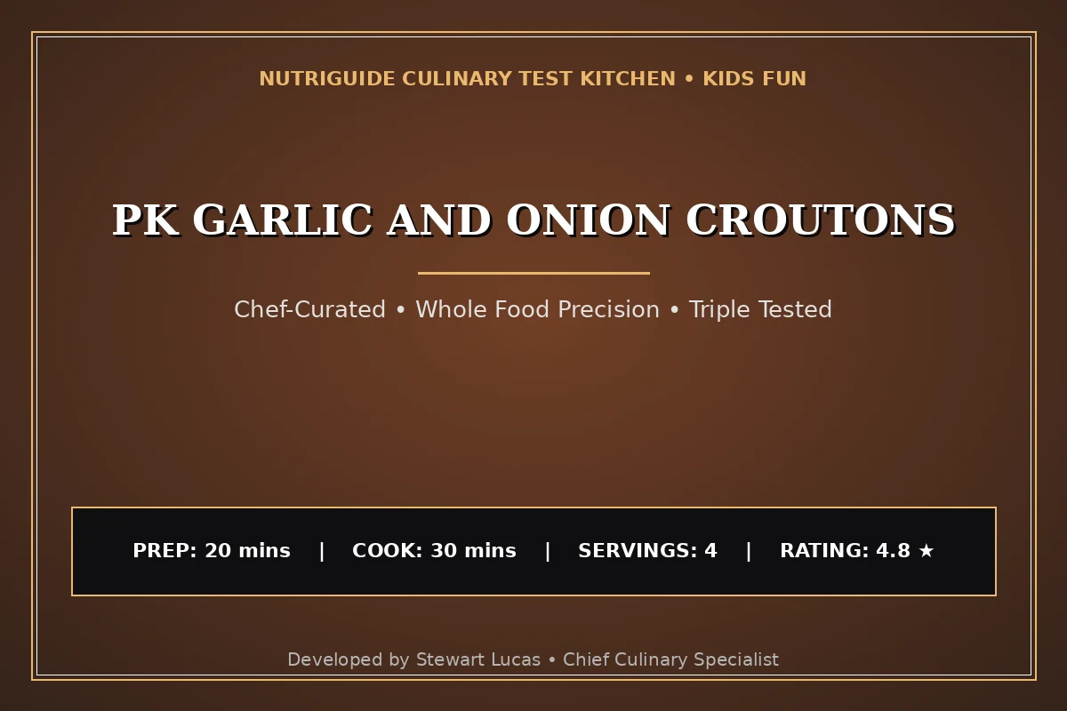Pk Garlic And Onion Croutons