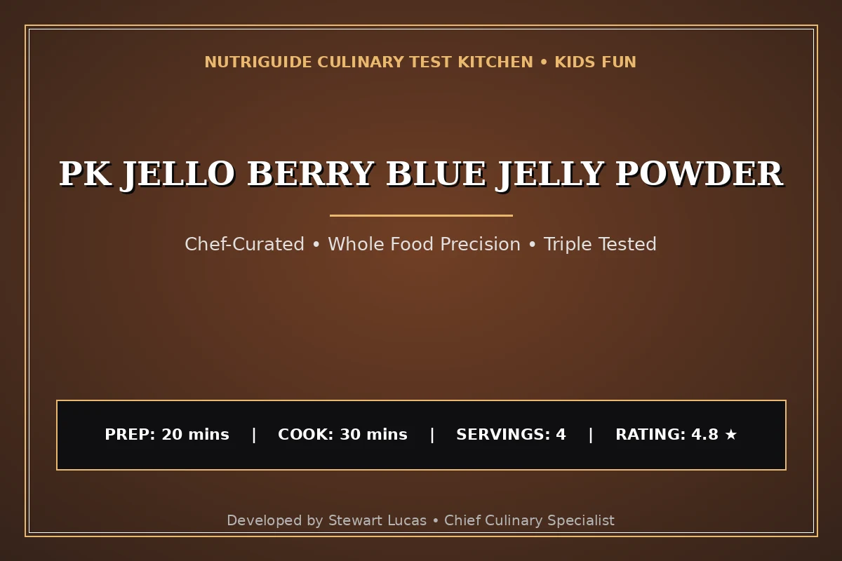 Pk Jello Berry Blue Jelly Powder