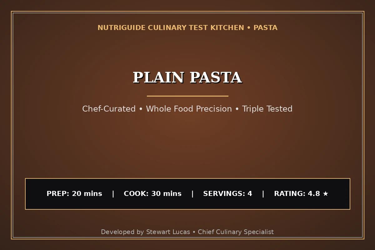 Plain Pasta