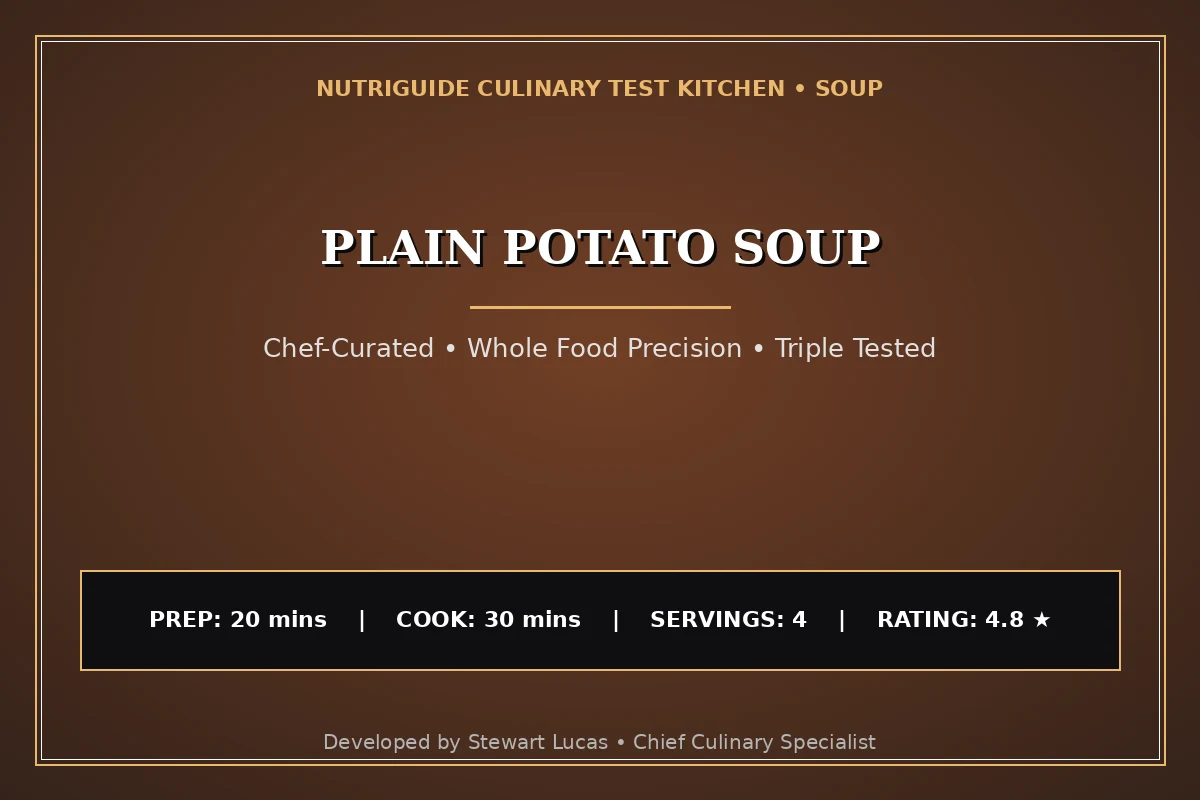 Plain Potato Soup