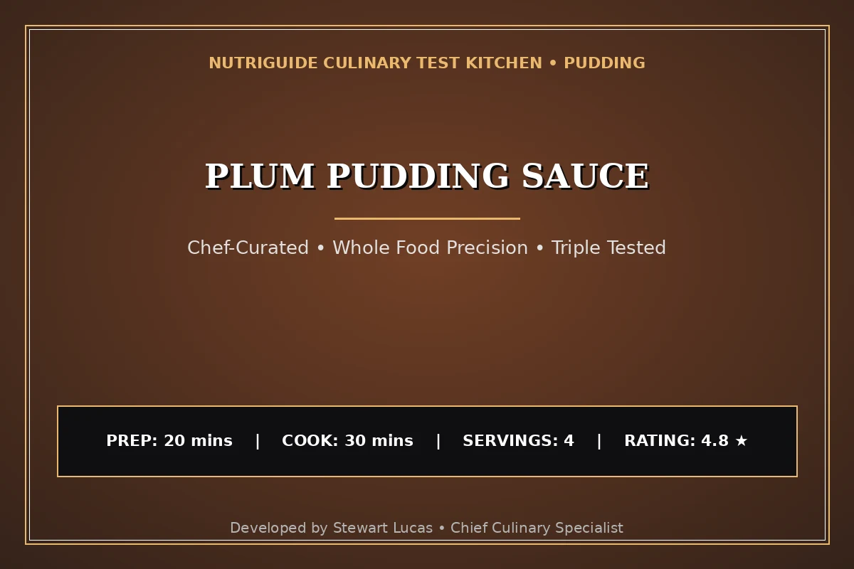 Plum Pudding Sauce