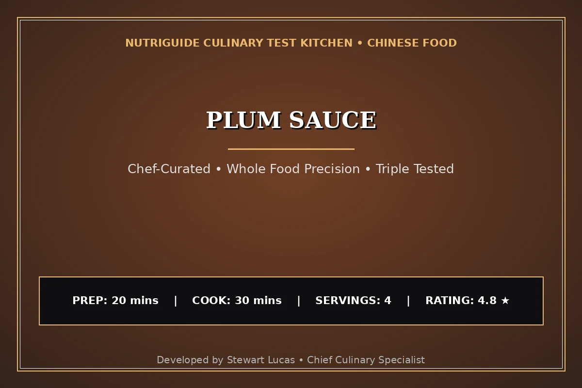 Plum Sauce