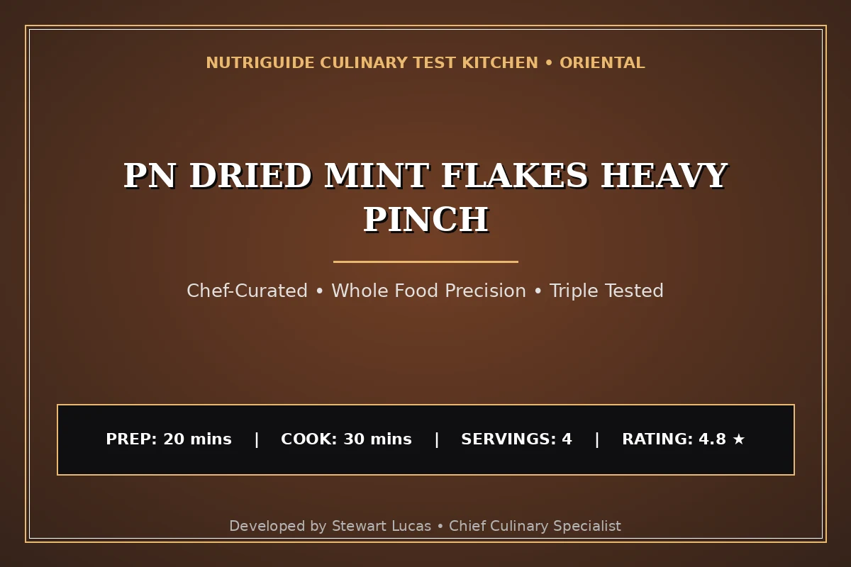 Pn Dried Mint Flakes Heavy Pinch