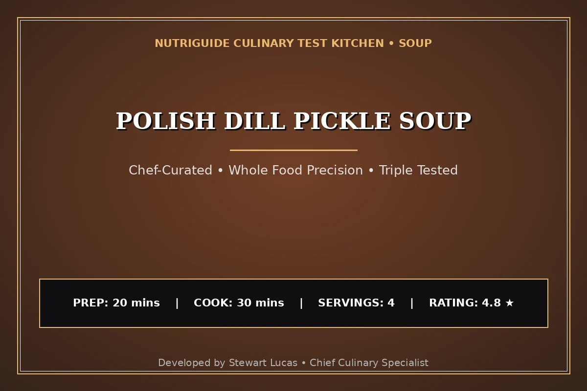 Polish Dill Pickle Soup