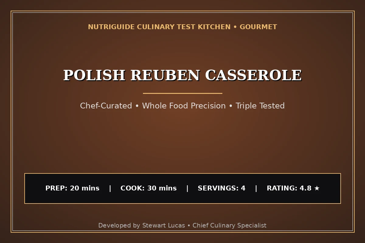 Polish Reuben Casserole