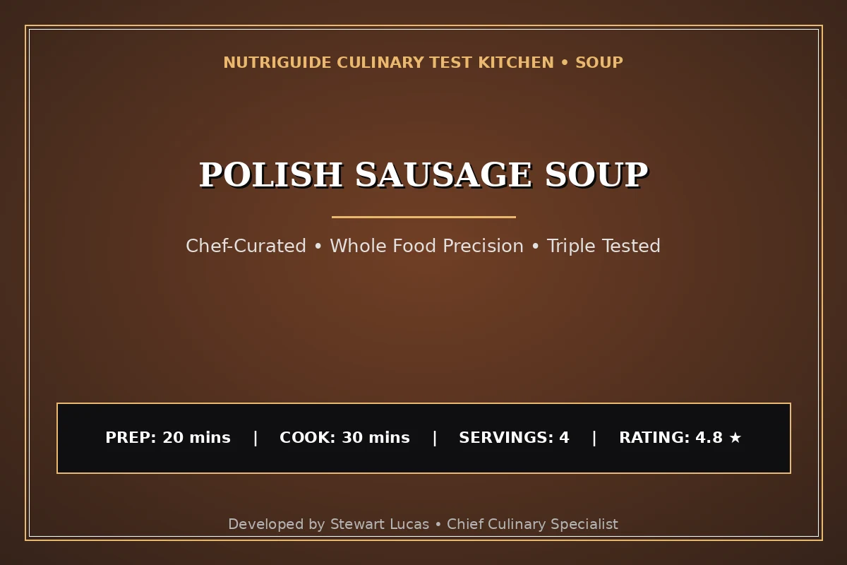 Polish Sausage Soup