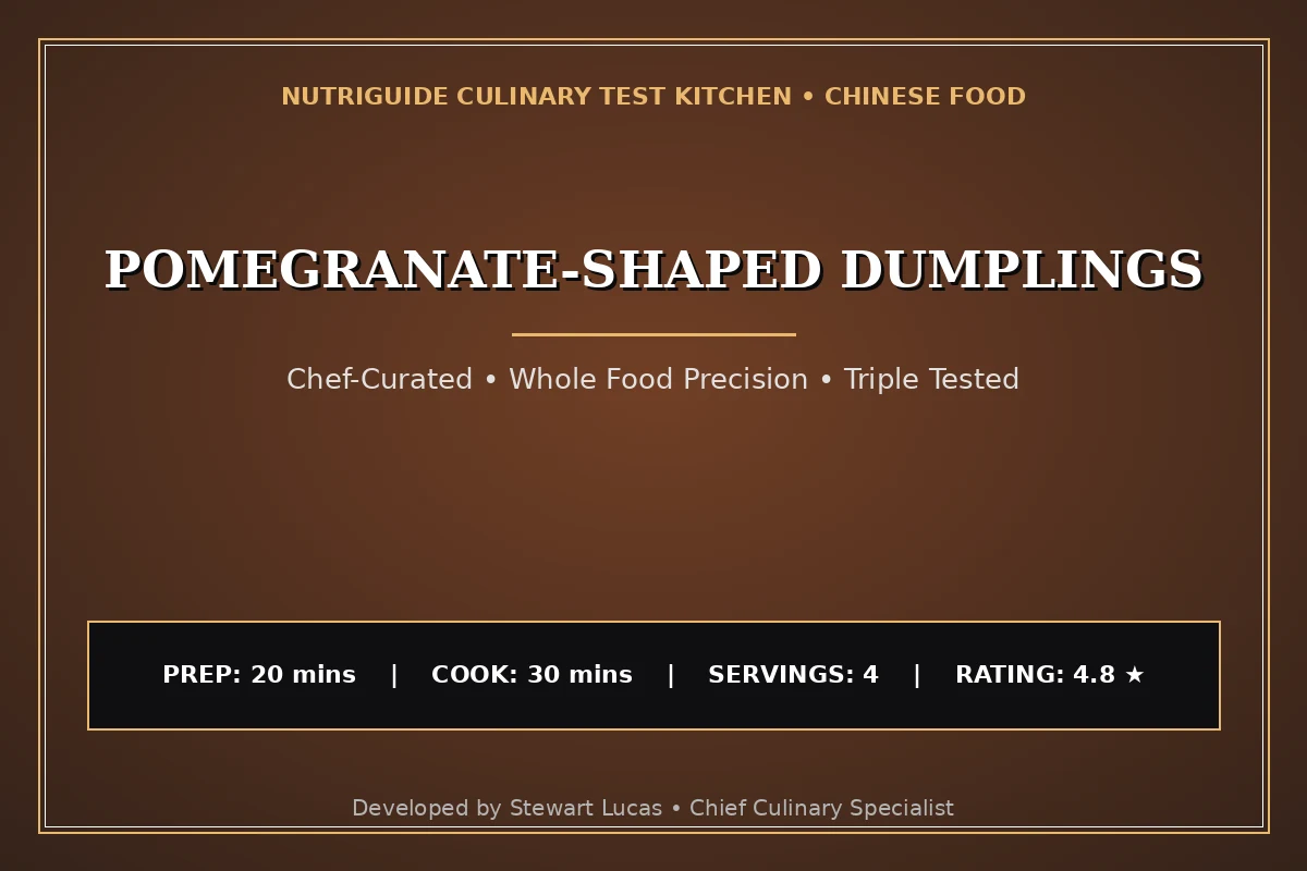 Pomegranate-Shaped Dumplings