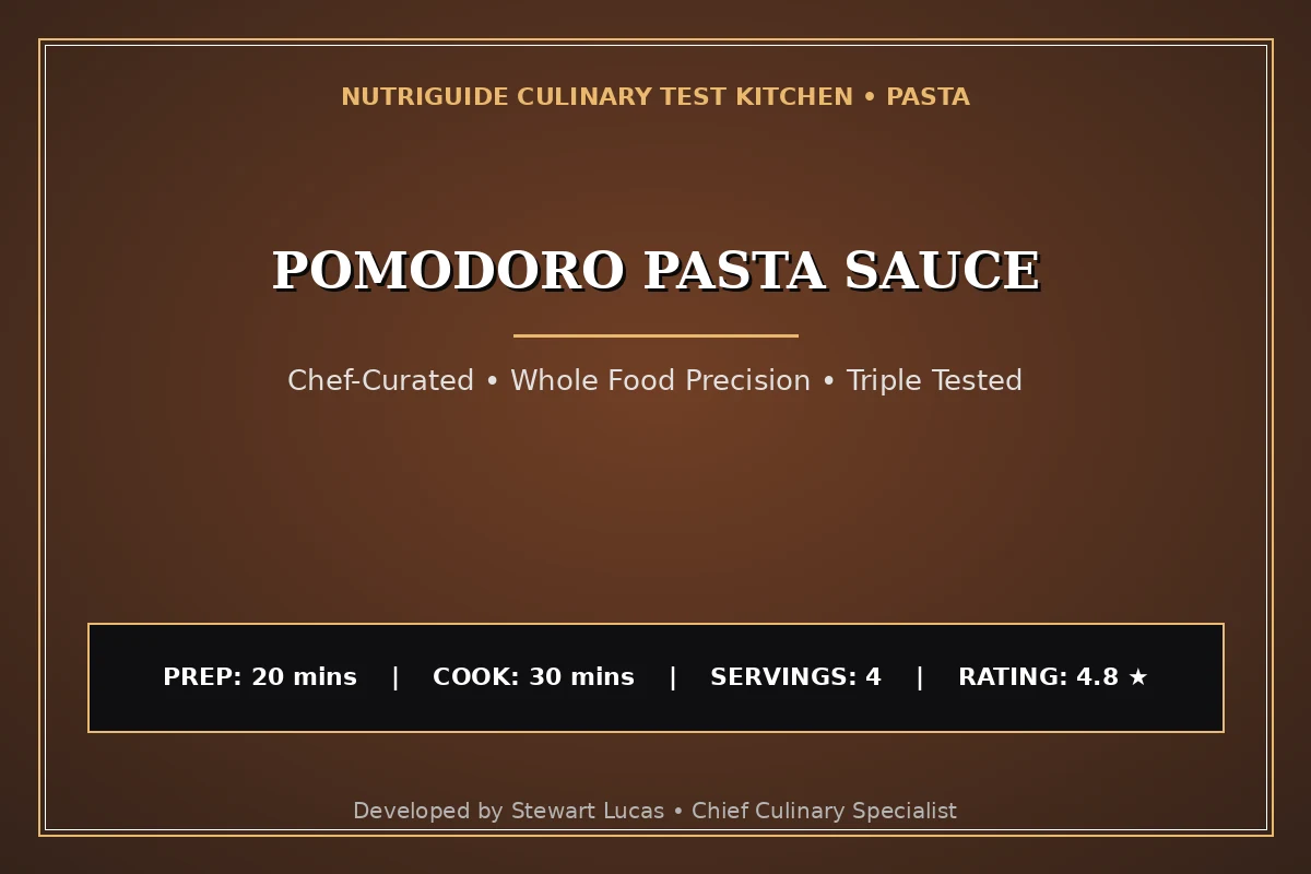 Pomodoro Pasta Sauce