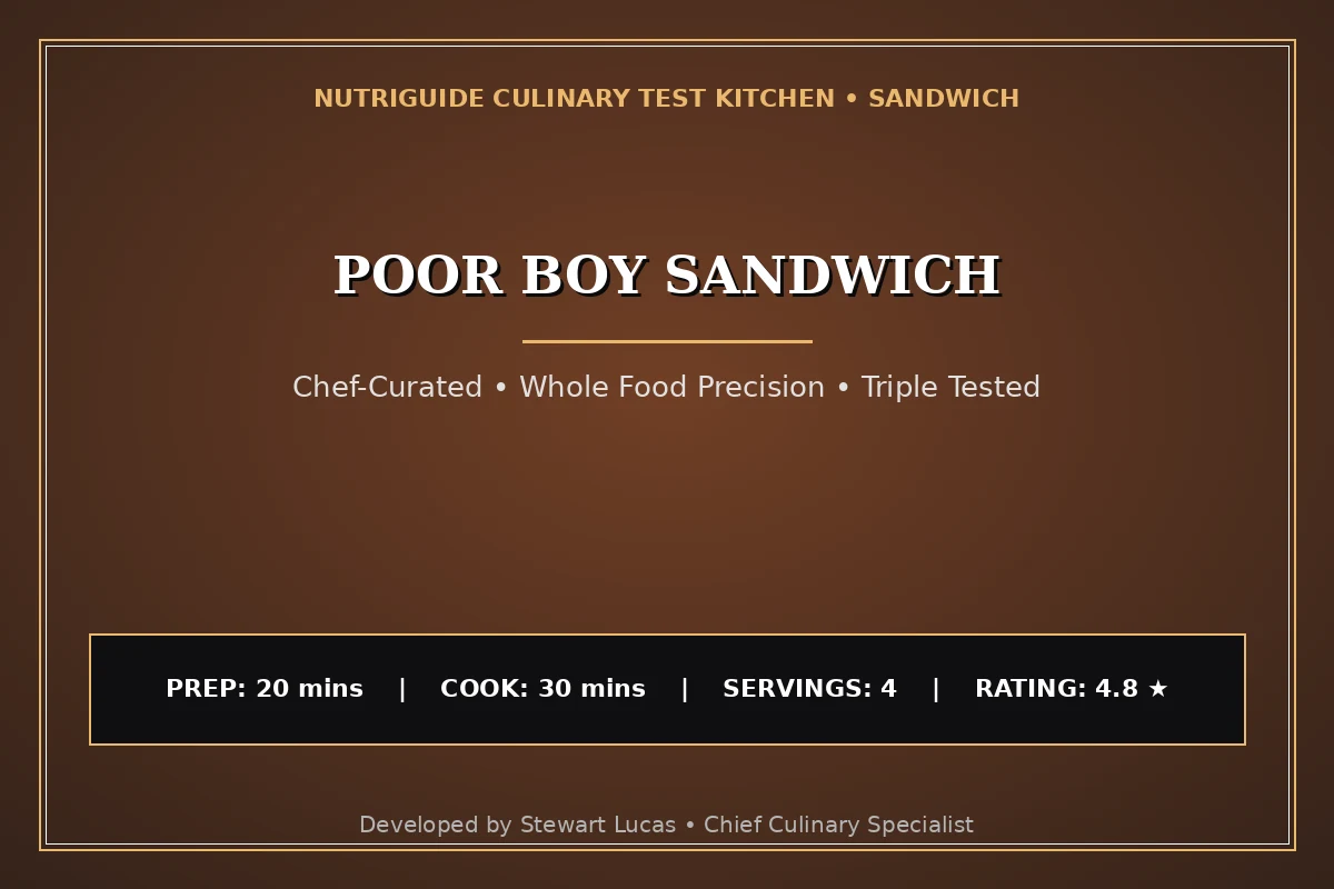 Poor Boy Sandwich