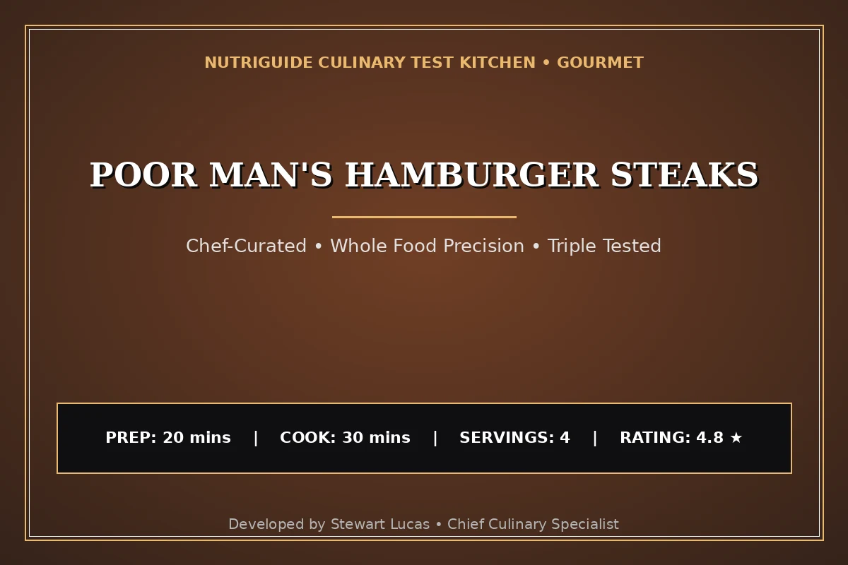 Poor Man'S Hamburger Steaks
