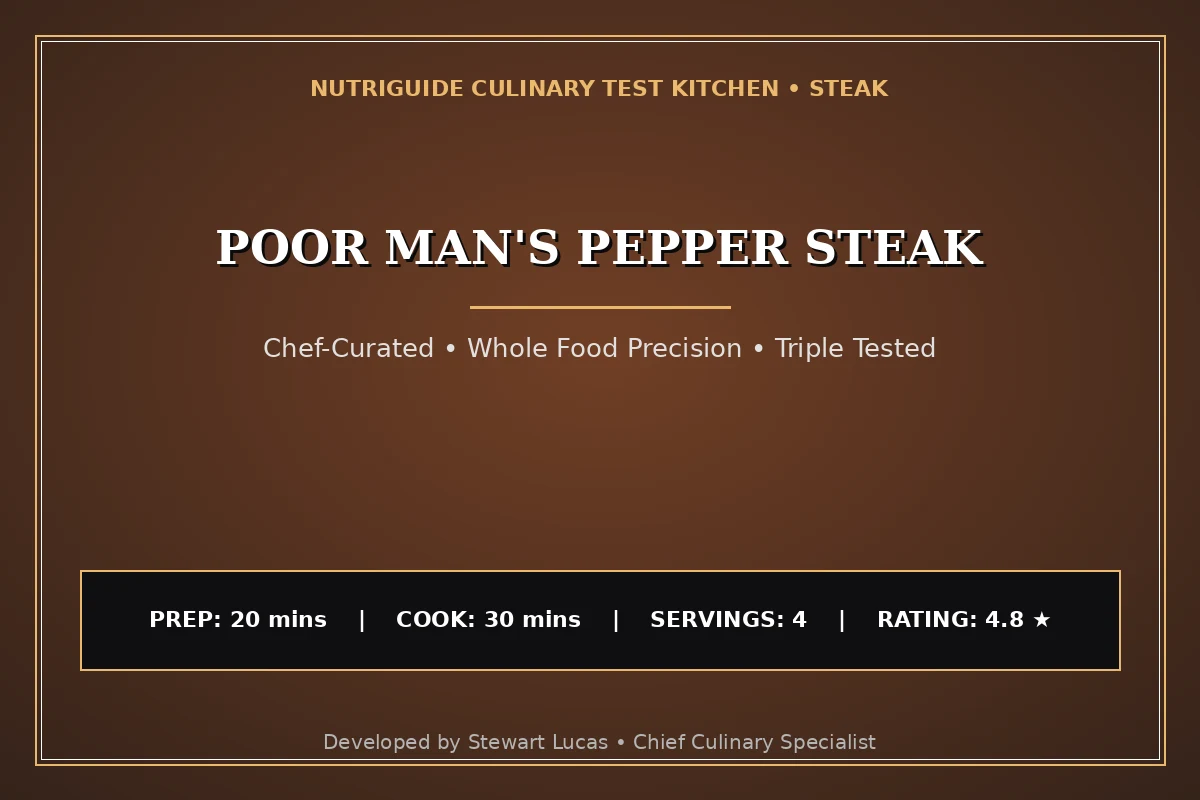 Poor Man'S Pepper Steak