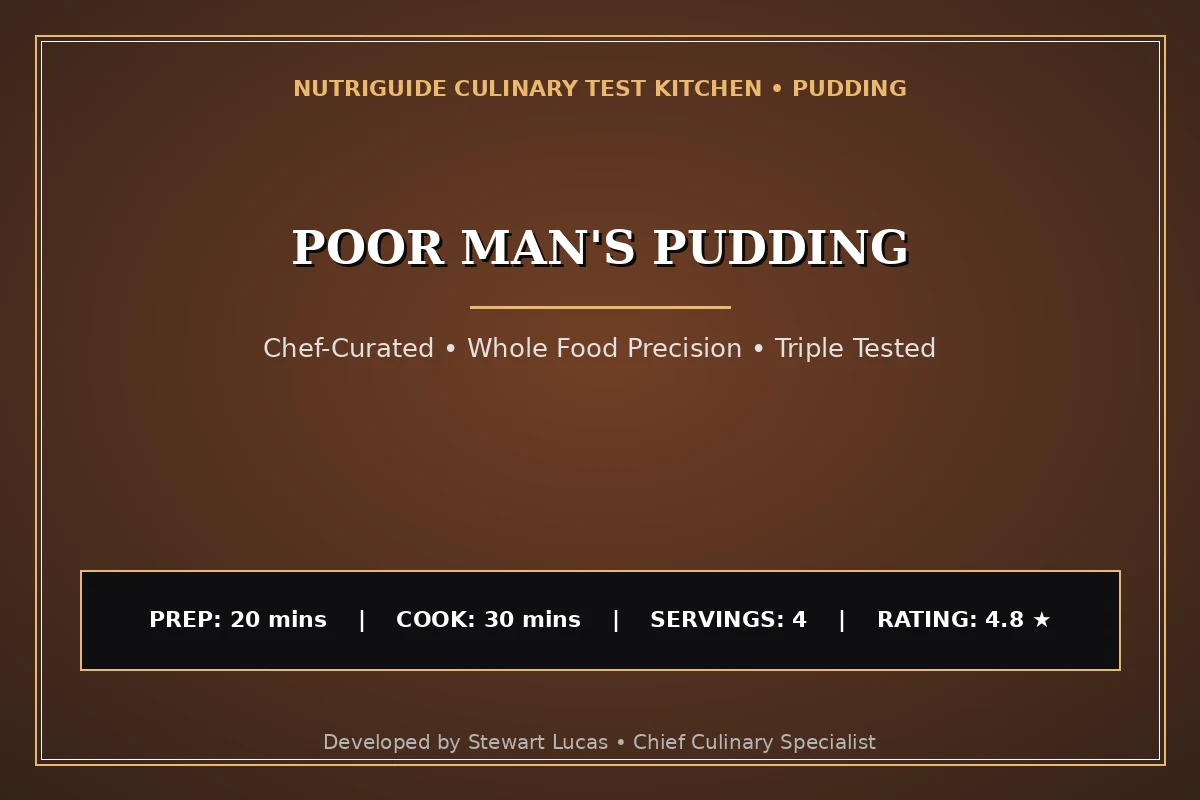 Poor Man'S Pudding