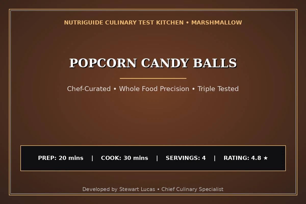 Popcorn Candy Balls
