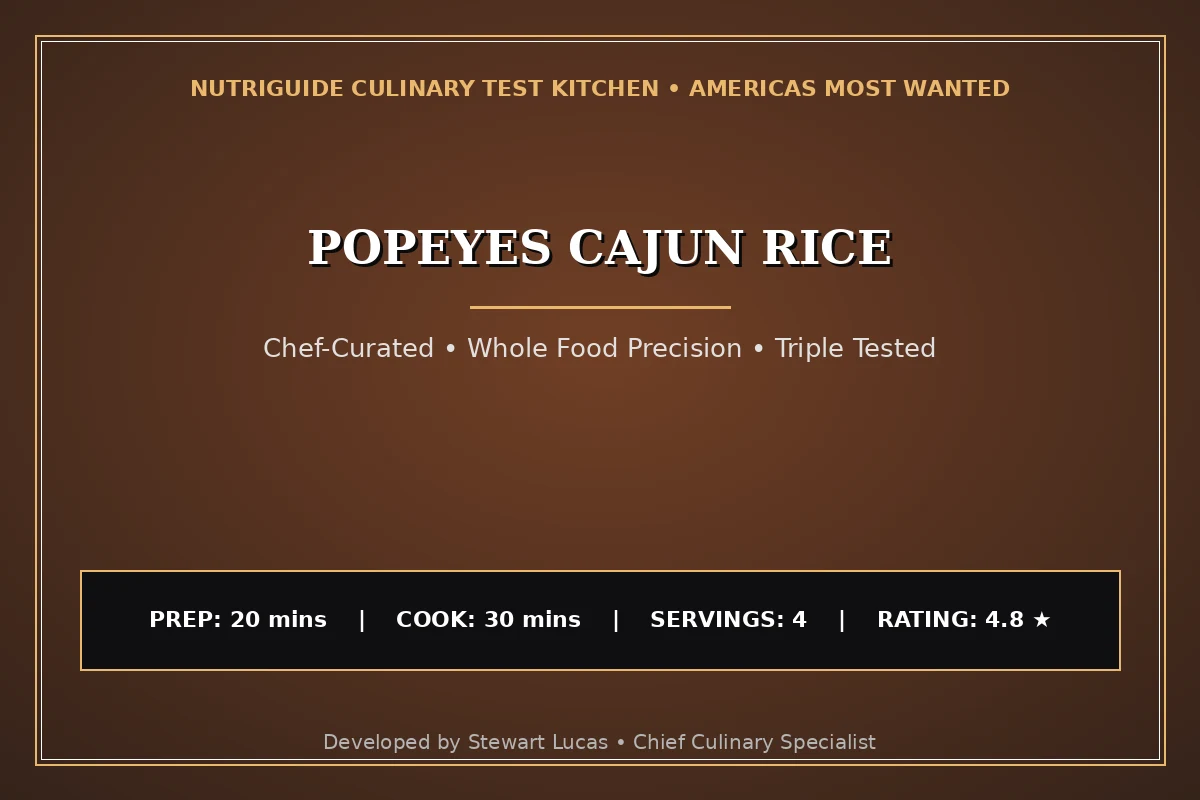 Popeyes Cajun Rice