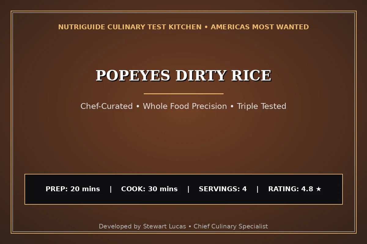 Popeyes Dirty Rice
