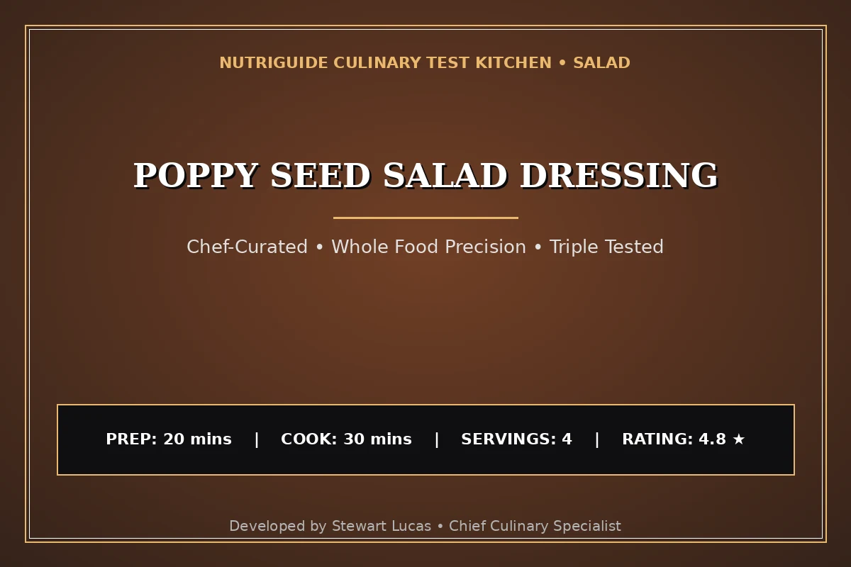 Poppy Seed Salad Dressing