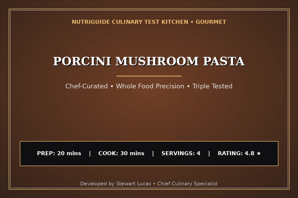 Porcini Mushroom Pasta