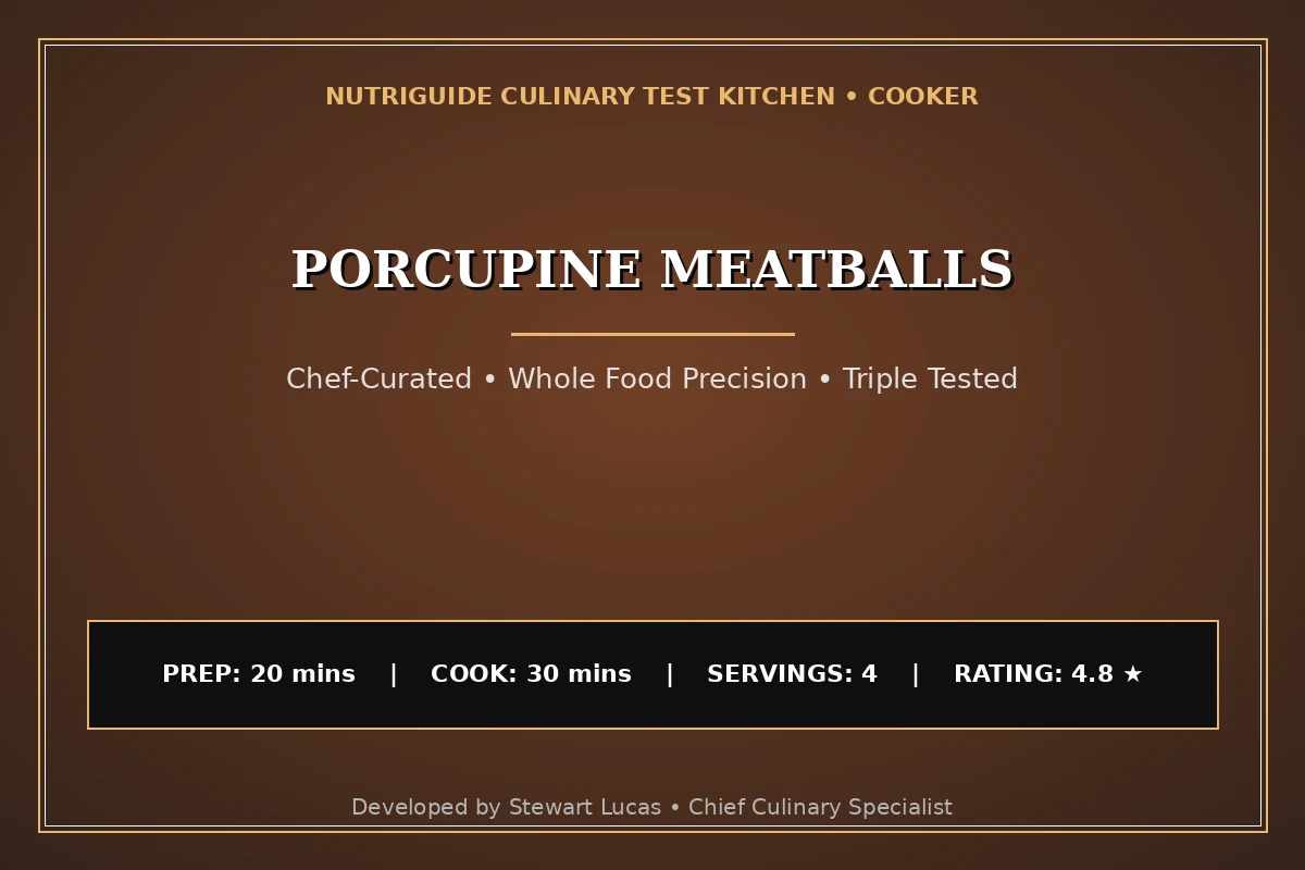 Porcupine Meatballs