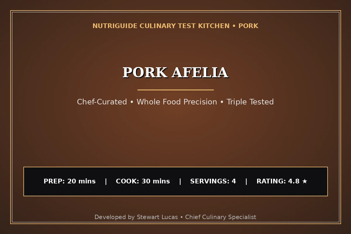 Pork Afelia