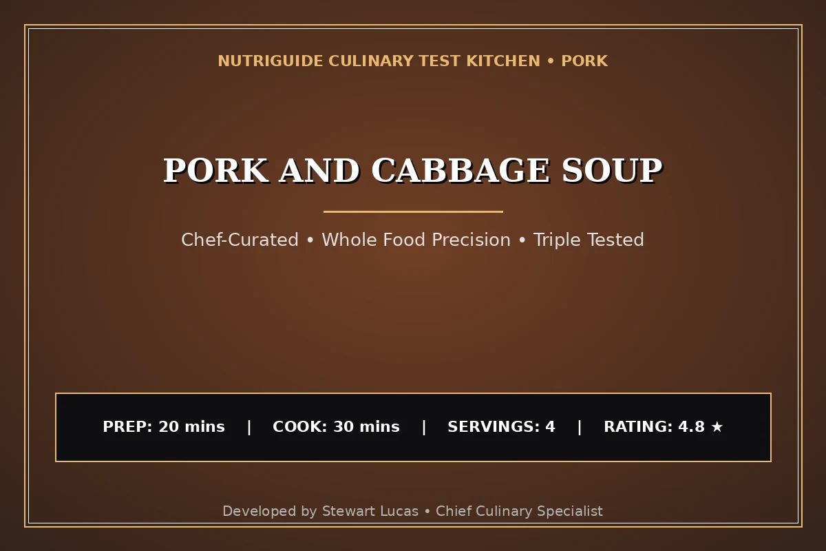 Pork And Cabbage Soup