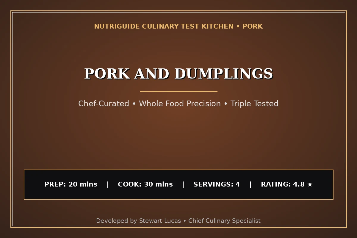 Pork And Dumplings