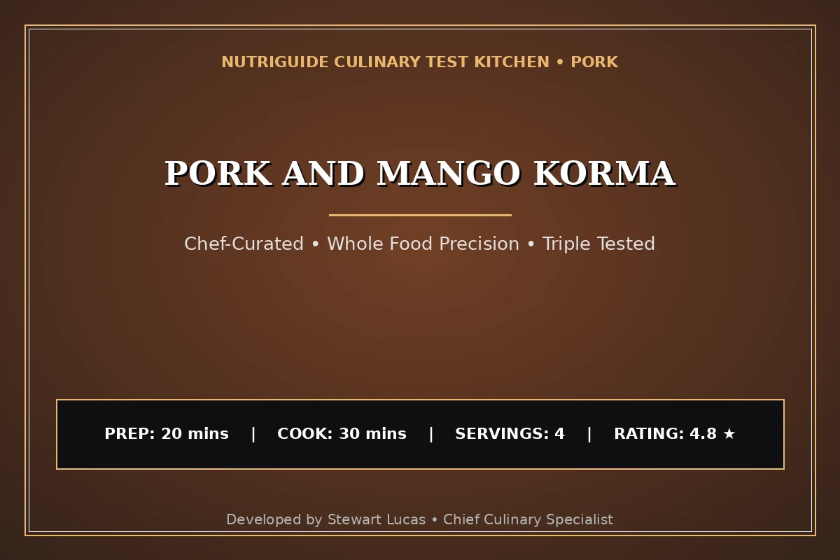 Pork And Mango Korma