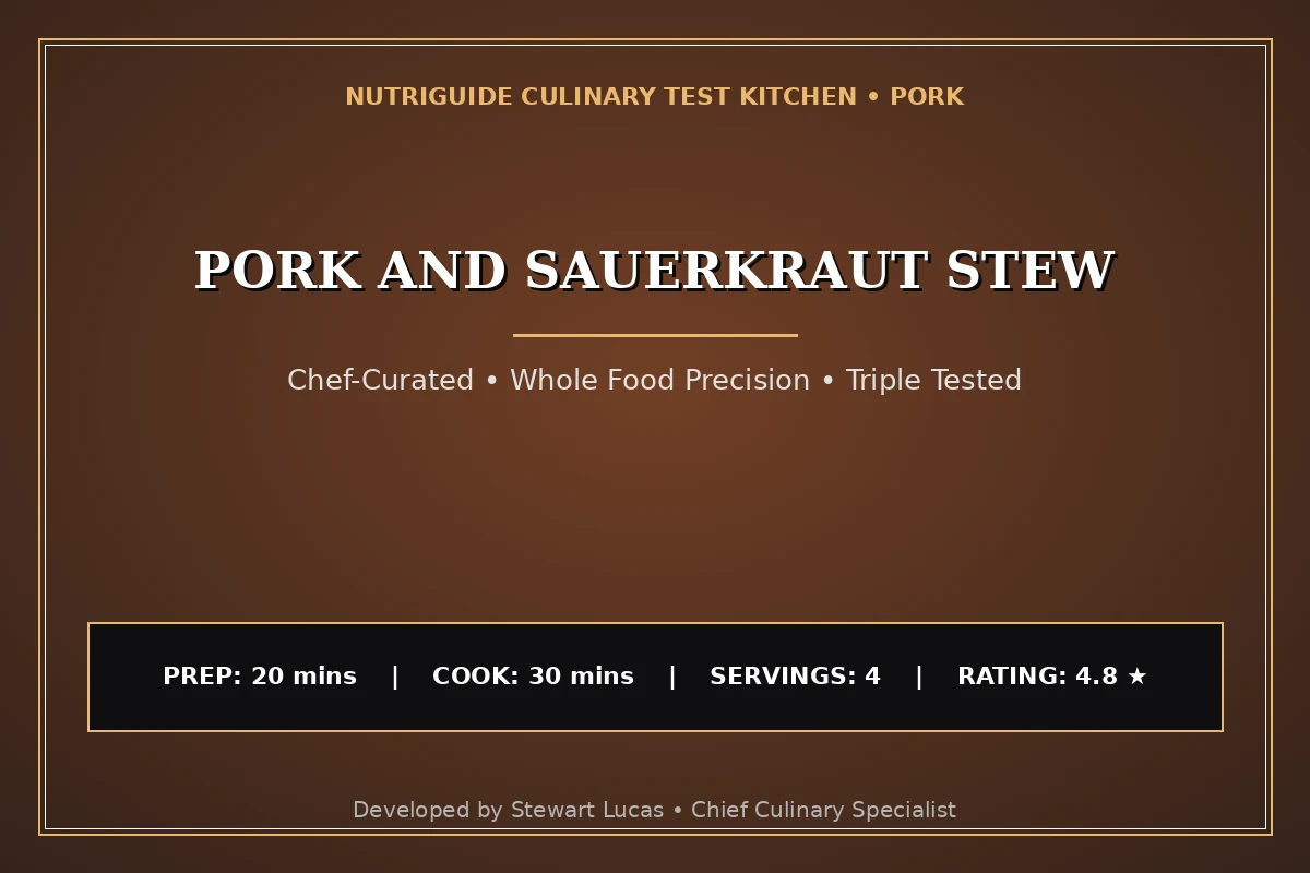 Pork And Sauerkraut Stew
