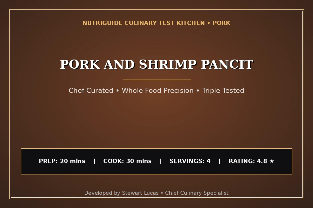Pork And Shrimp Pancit
