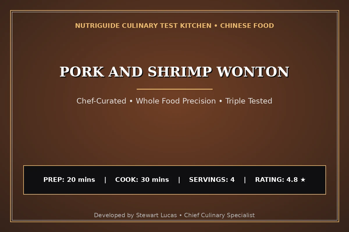Pork And Shrimp Wonton