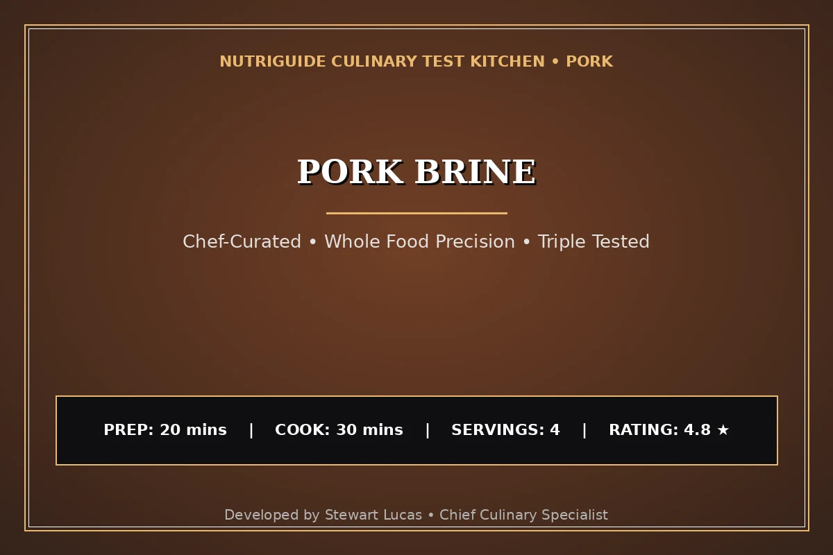 Pork Brine