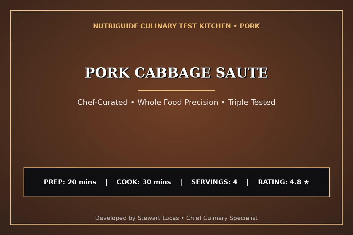 Pork Cabbage Saute